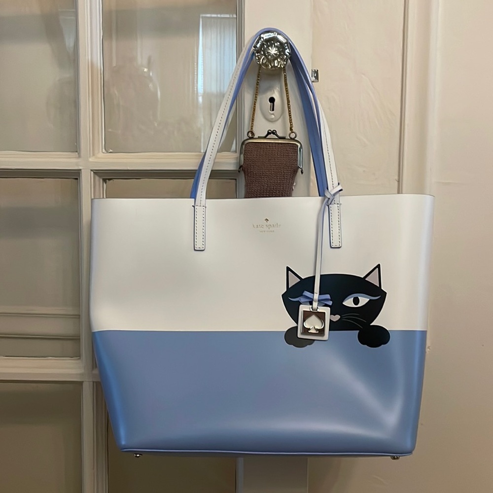 Kate spade large tote cat bag